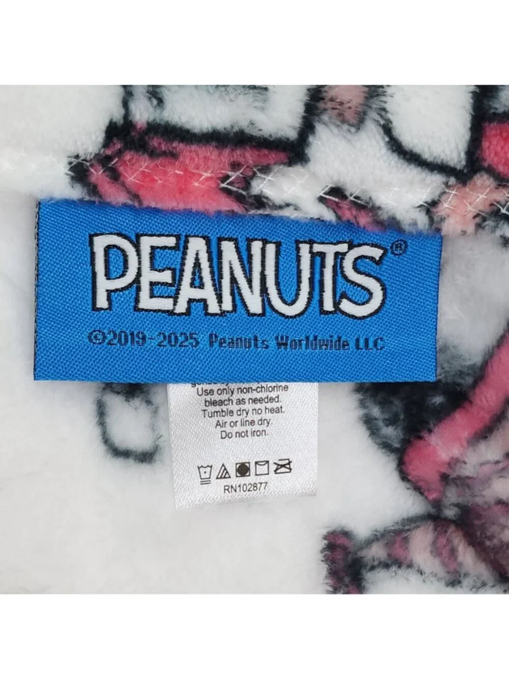 Peanuts Snoopy Woodstock Pet Throw Blanket Extra Long 60x70